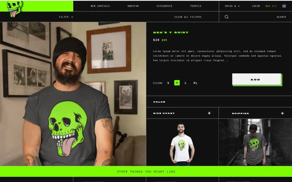 Oddybody - Professional website design and development project by Sleepy Cow Media in Dubuque, Iowa