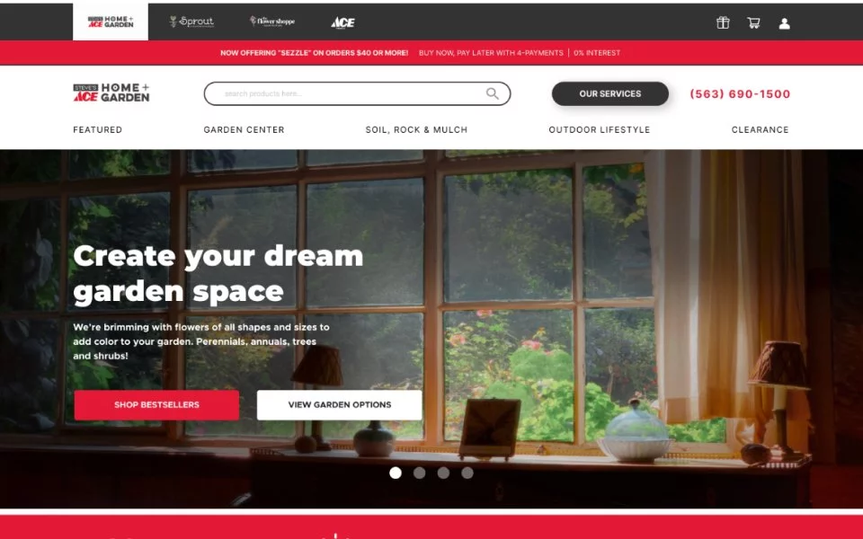 Steve's Ace - Professional website design and development project by Sleepy Cow Media in Dubuque, Iowa
