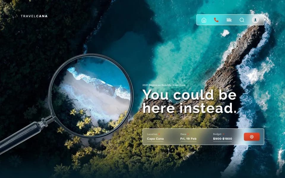 TravelCana - Professional website design and development project by Sleepy Cow Media in Dubuque, Iowa