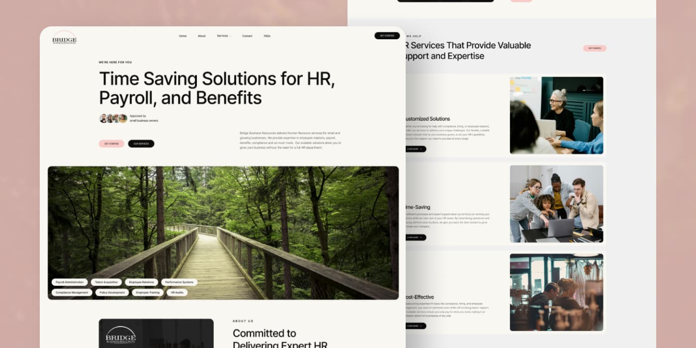 HR Resources website design for Farley, Iowa company - Custom human resources employee portal with benefits management, document center, and resource library by Sleepy Cow Media in Dubuque, Iowa
