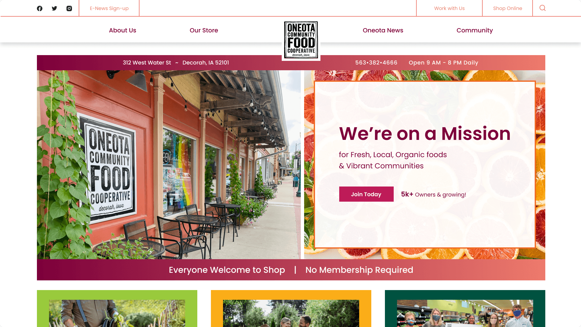 Professional web design portfolio showcase - Custom website project by Sleepy Cow Media in Dubuque, Iowa