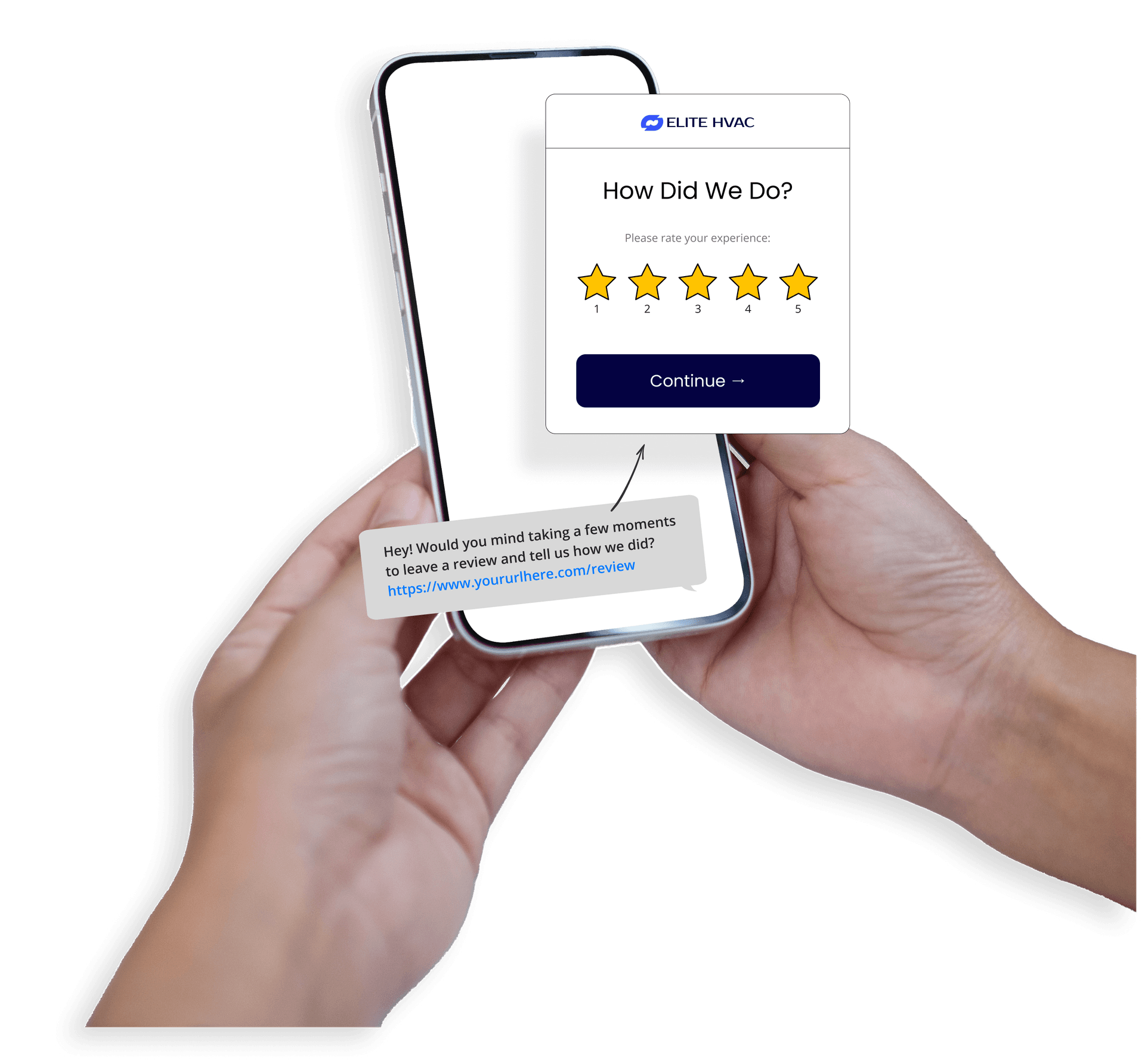 Review funnel for siding contractors